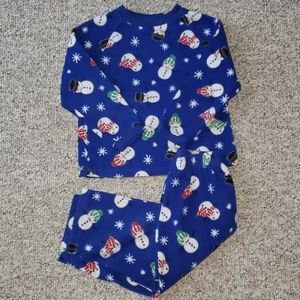 Fleece Snowman PJ☃️